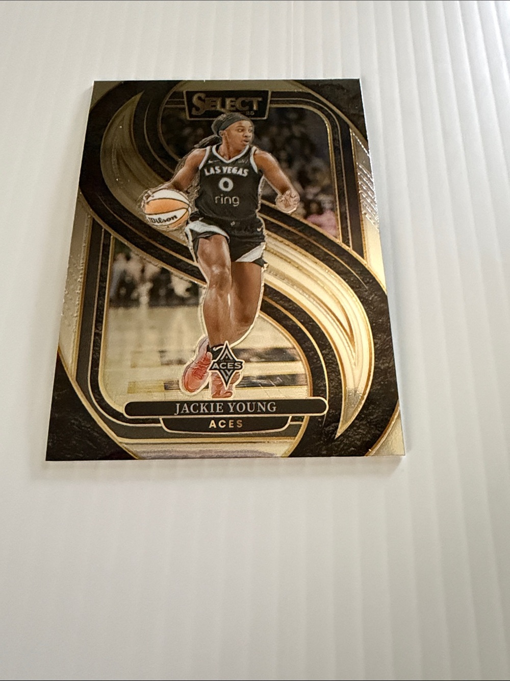 Panini Select Las Vegas Aces Basketball Card - Gold, Black